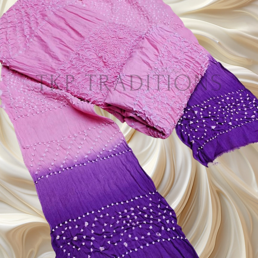 3-Piece Tye & Dye Handmade Chunri Lawn Suit