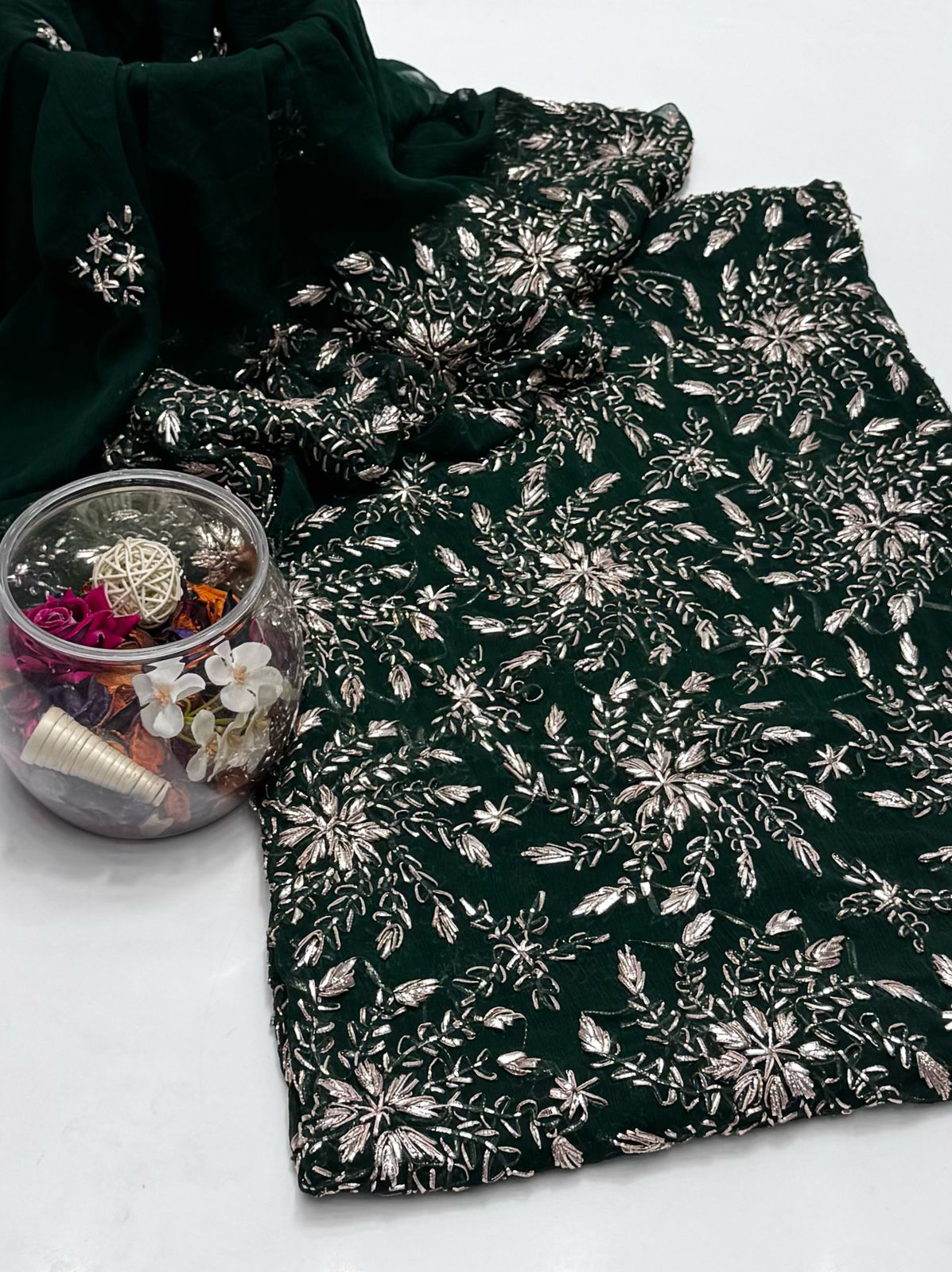 2-Piece Marori Gota Chiffon