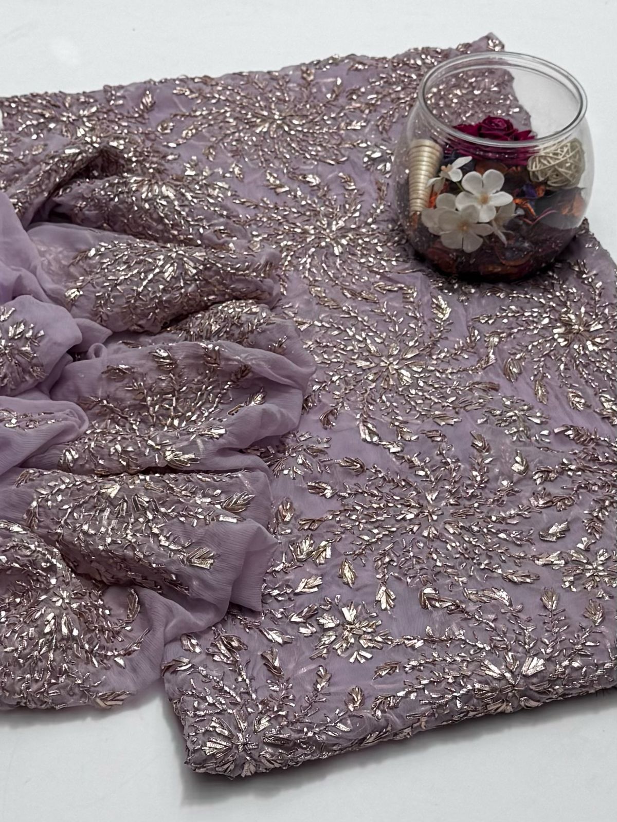 2-Piece Marori Gota Chiffon