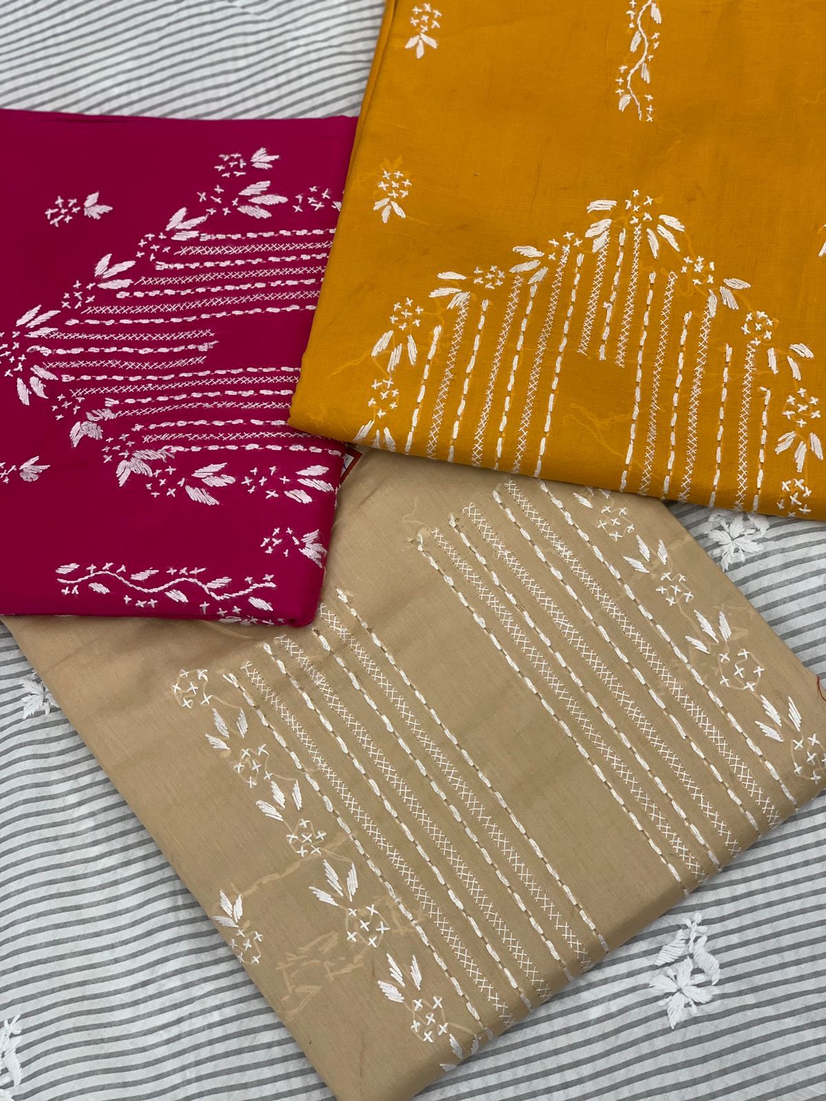 3-Piece Lawn Suit Tarkashi Work