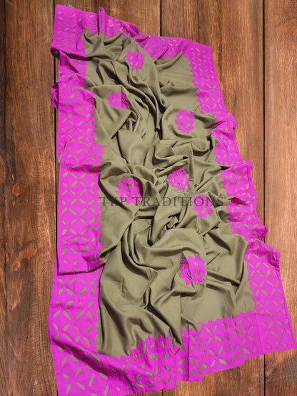 Swiss Lawn Appliqué Work Shawls