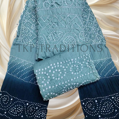 3-Piece Tye & Dye Handmade Chunri Lawn Suit