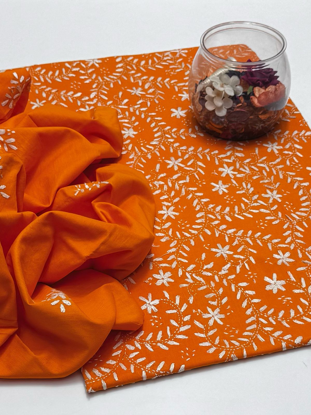 3-Piece Handmade Paka Tanka Embroidered Lawn