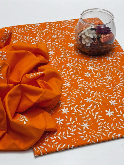 3-Piece Handmade Paka Tanka Embroidered Lawn