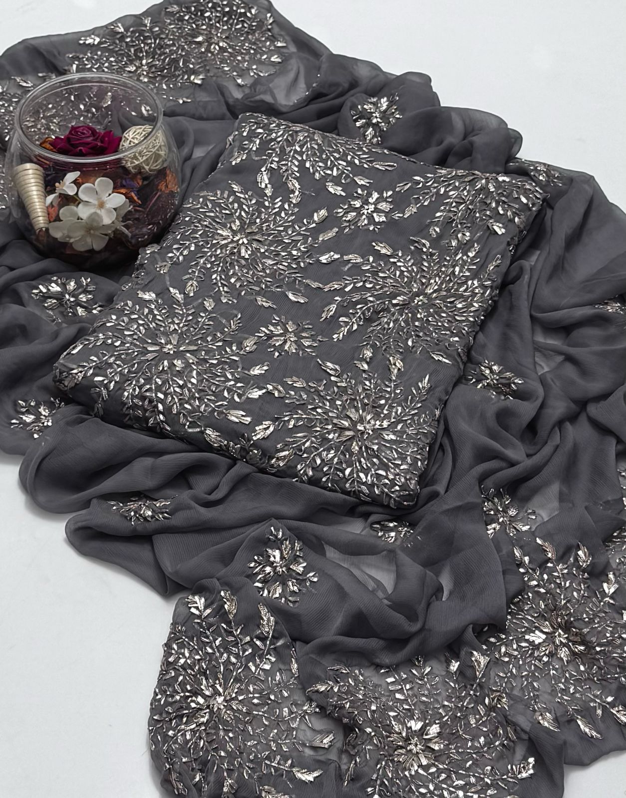 2-Piece Marori Gota Chiffon