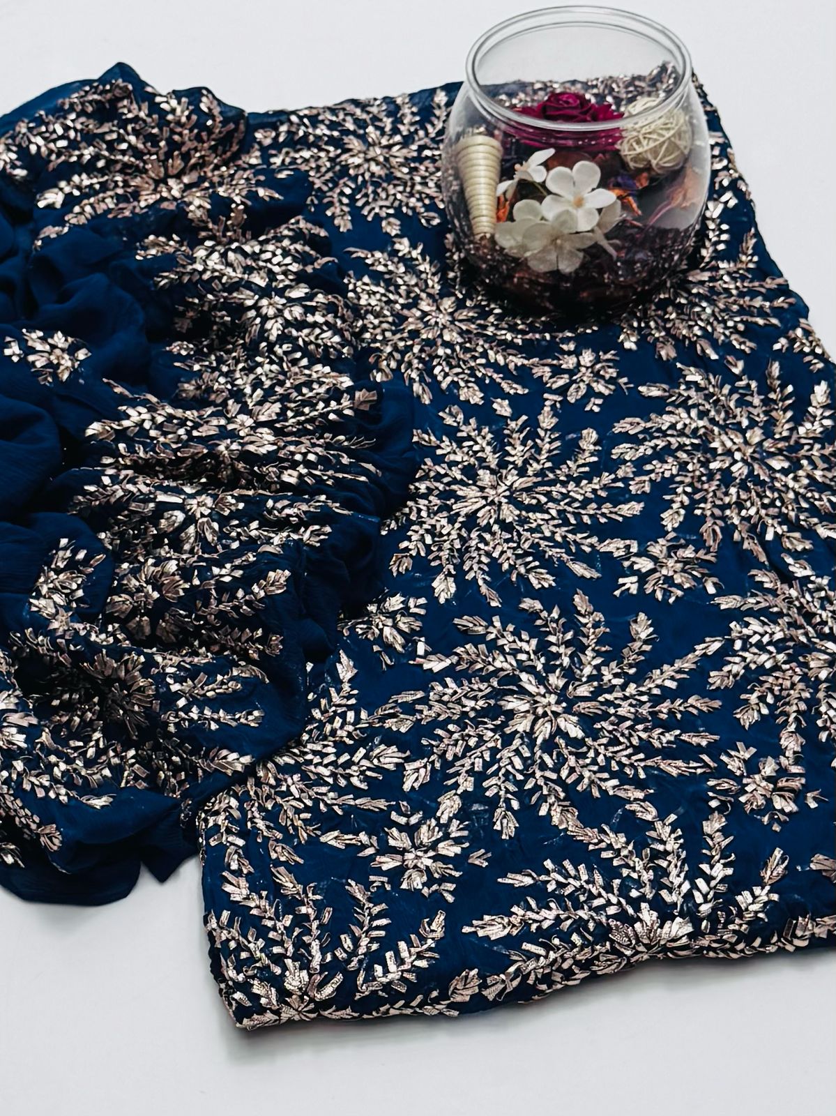 2-Piece Marori Gota Chiffon