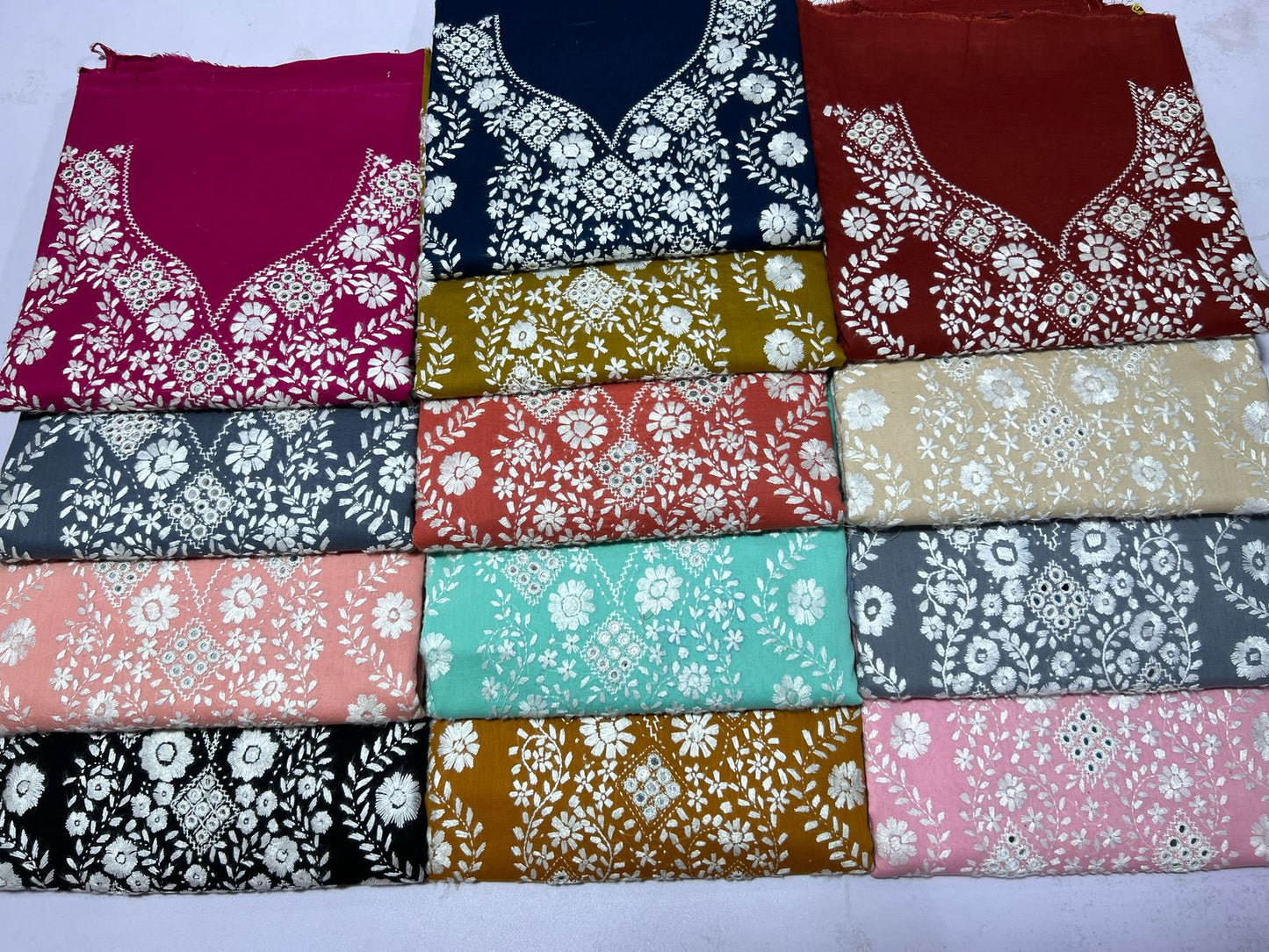 3-Piece Paka Tanka Sheesha Work Hand Embroidered
