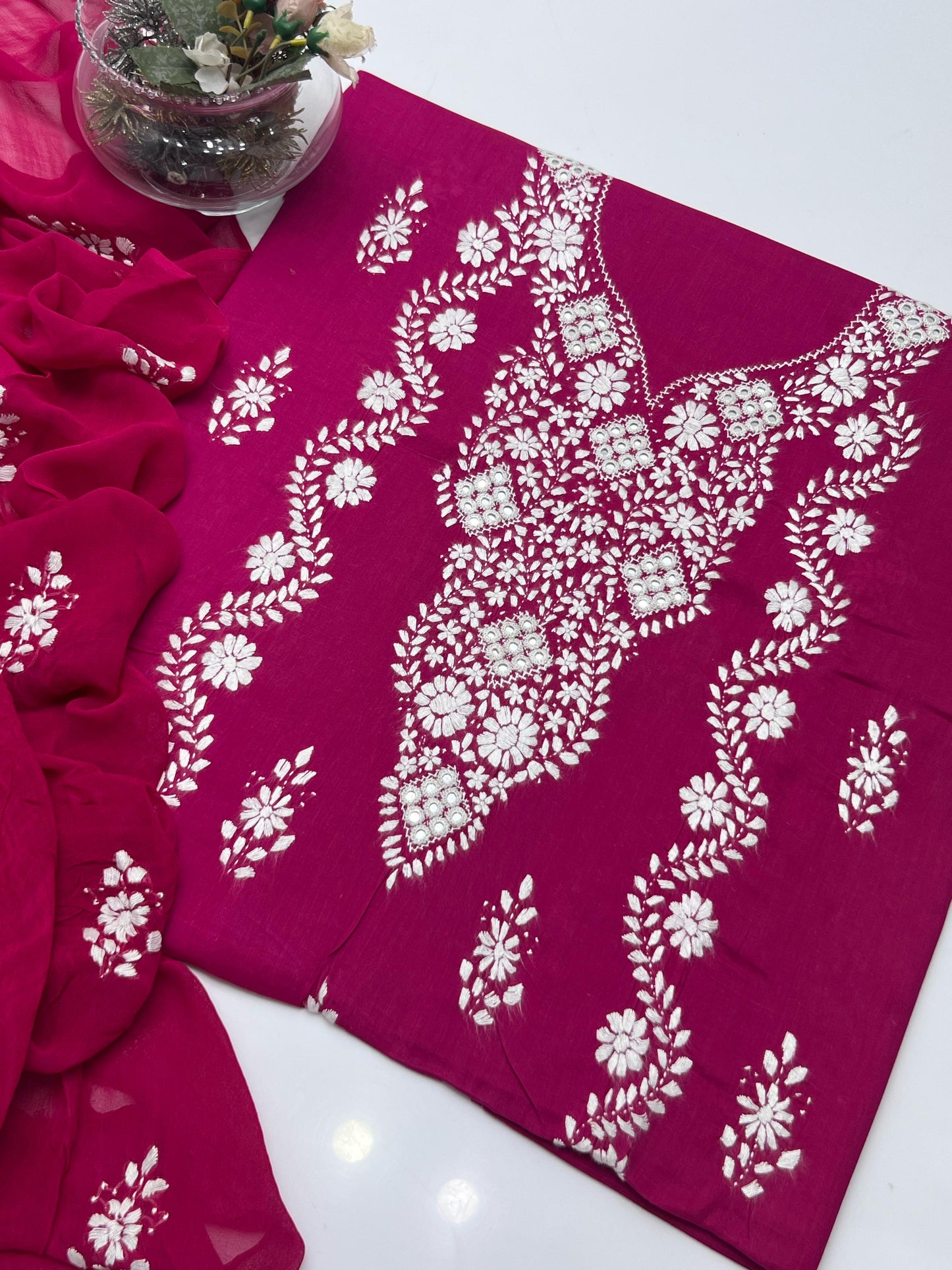3-Piece Paka Tanka Sheesha Work Hand Embroidered