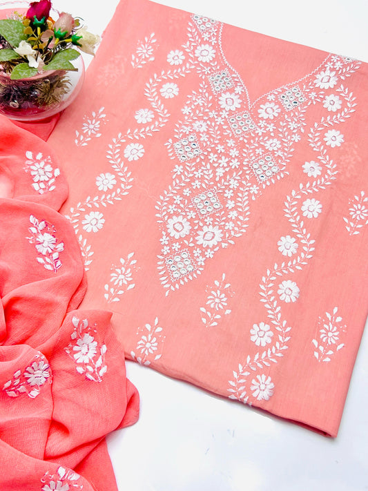 3-Piece Paka Tanka Sheesha Work Hand Embroidered