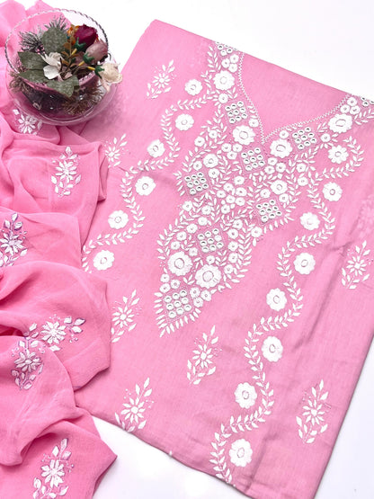 3-Piece Paka Tanka Sheesha Work Hand Embroidered