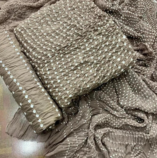 3-piece Lawn Handmade Chunri Suit