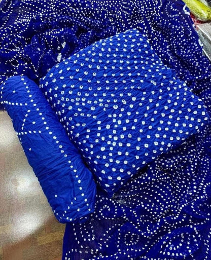 3-piece Lawn Handmade Chunri Suit