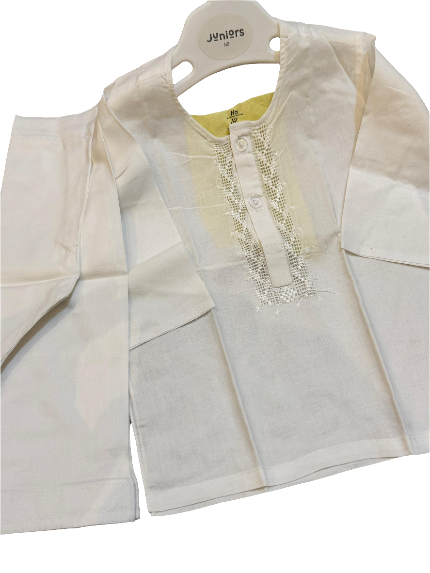 2 piece kid's shalwar kamez with handmade embroidery