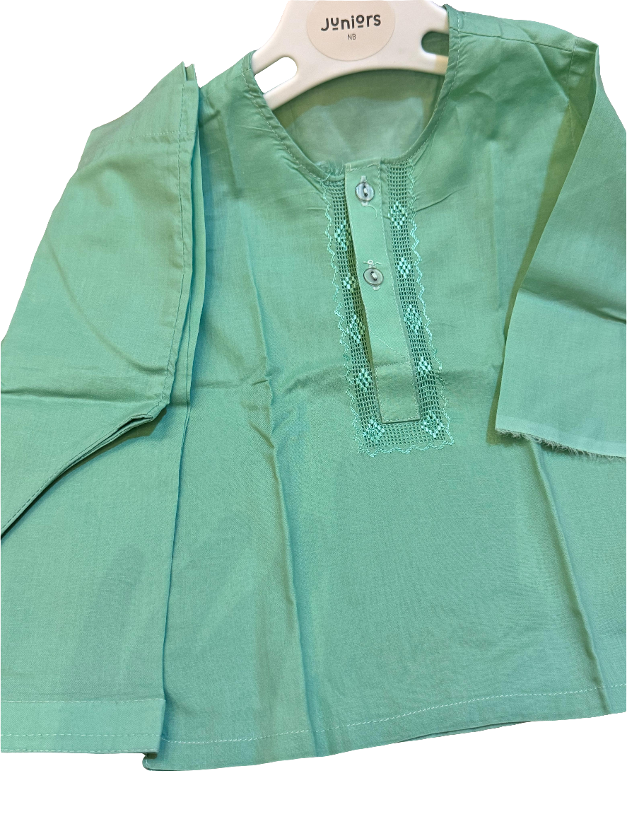 2 piece kid's shalwar kamez with handmade embroidery