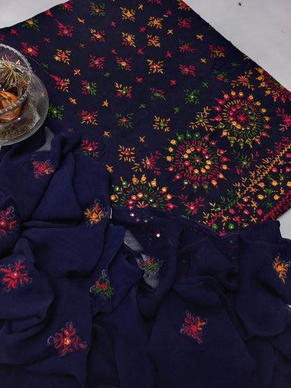 3-Piece Handmade Lawn Paka Sheesha