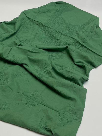 1 piece Handmade Lucknow chickenkari shirt.
