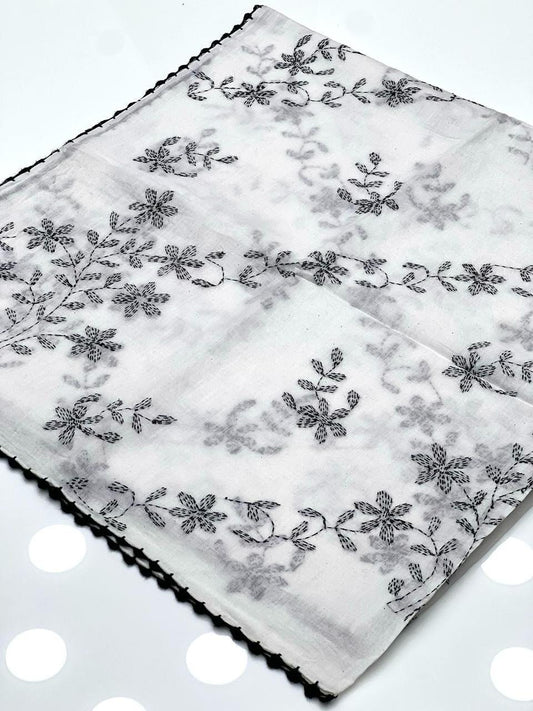 Handmade Lawn Dupatta 02