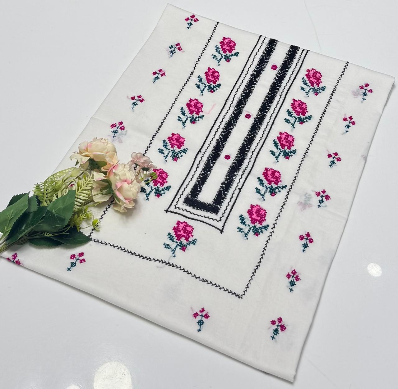 1 piece Handmade cross stitch shirts