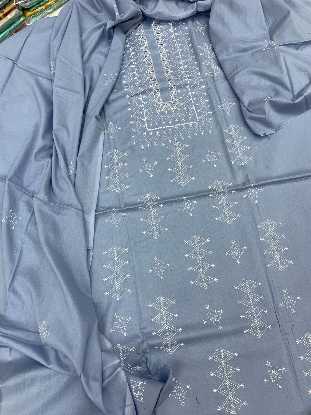 3-Piece Lawn Suit Tarkashi Work