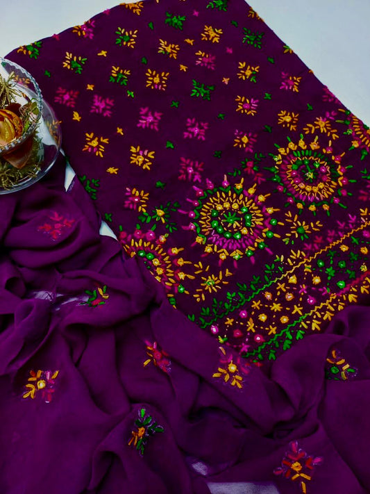 3-Piece Handmade Lawn Paka Sheesha