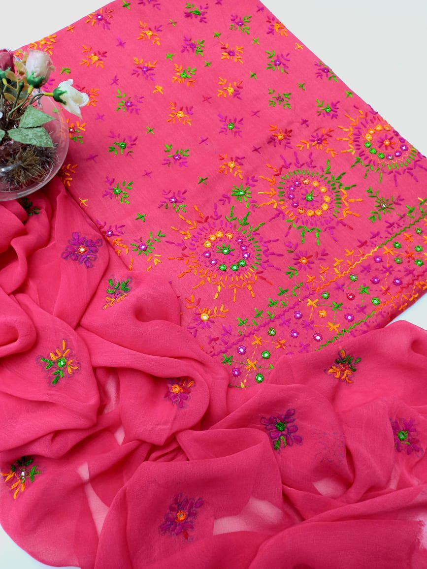 3-Piece Handmade Lawn Paka Sheesha