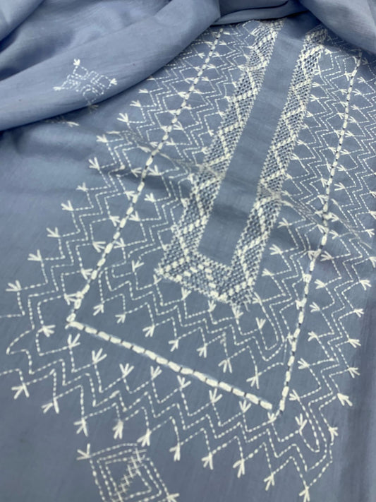 3-Piece Lawn Suit Tarkashi Work